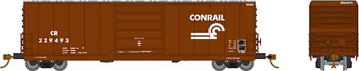 Rapido 139004-F HO Scale - Evans X72A Box car: Conrail w/ Small Logo - Single Car #299844