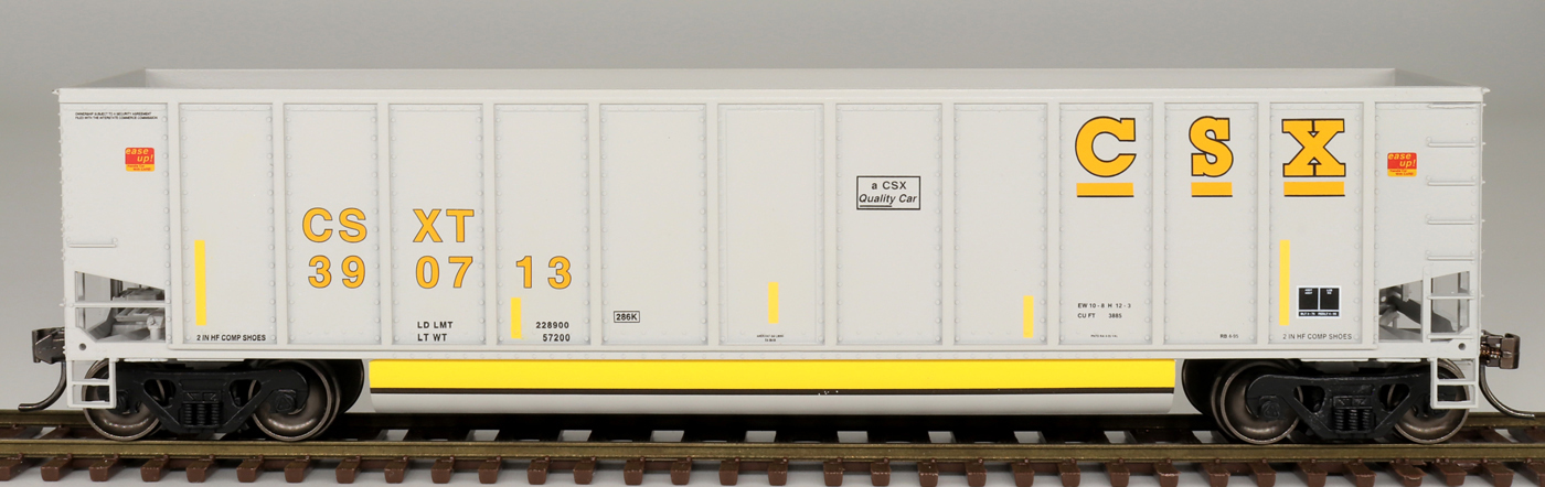 InterMountain Railway 4400006-05 - HO Value Line RTR - 13 Panel Coalporter - CSXT (Gray) #390713