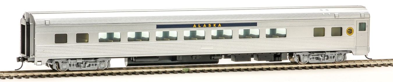 WalthersMainline 30010 - HO 85 ft Budd Large-Window Coach - Ready to Run - Alaska Railroad