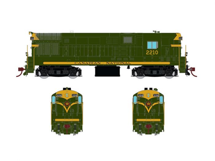 Rapido 044527 HO FM H16.44, With Sound & DCC, Canadian National As Delivered No.2210