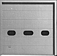 Pikestuff 1107 - HO Doors (White Styrene) - Freight - pkg(2)