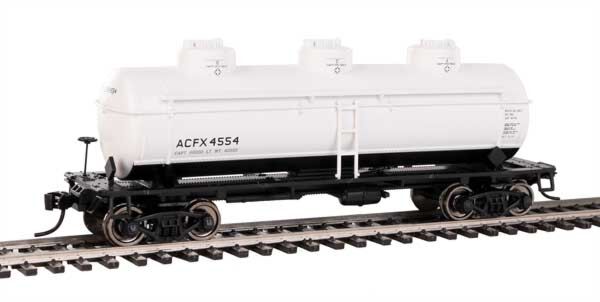 Walthers Mainline 1129 - HO 36Ft RTR 3-Dome Tank Car - ACFX #4554