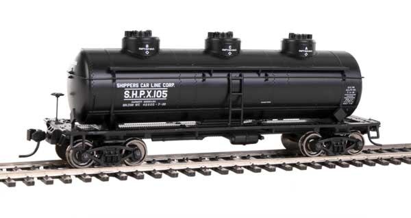Walthers Mainline 1137 - HO 36Ft RTR 3-Dome Tank Car - SHPX #105