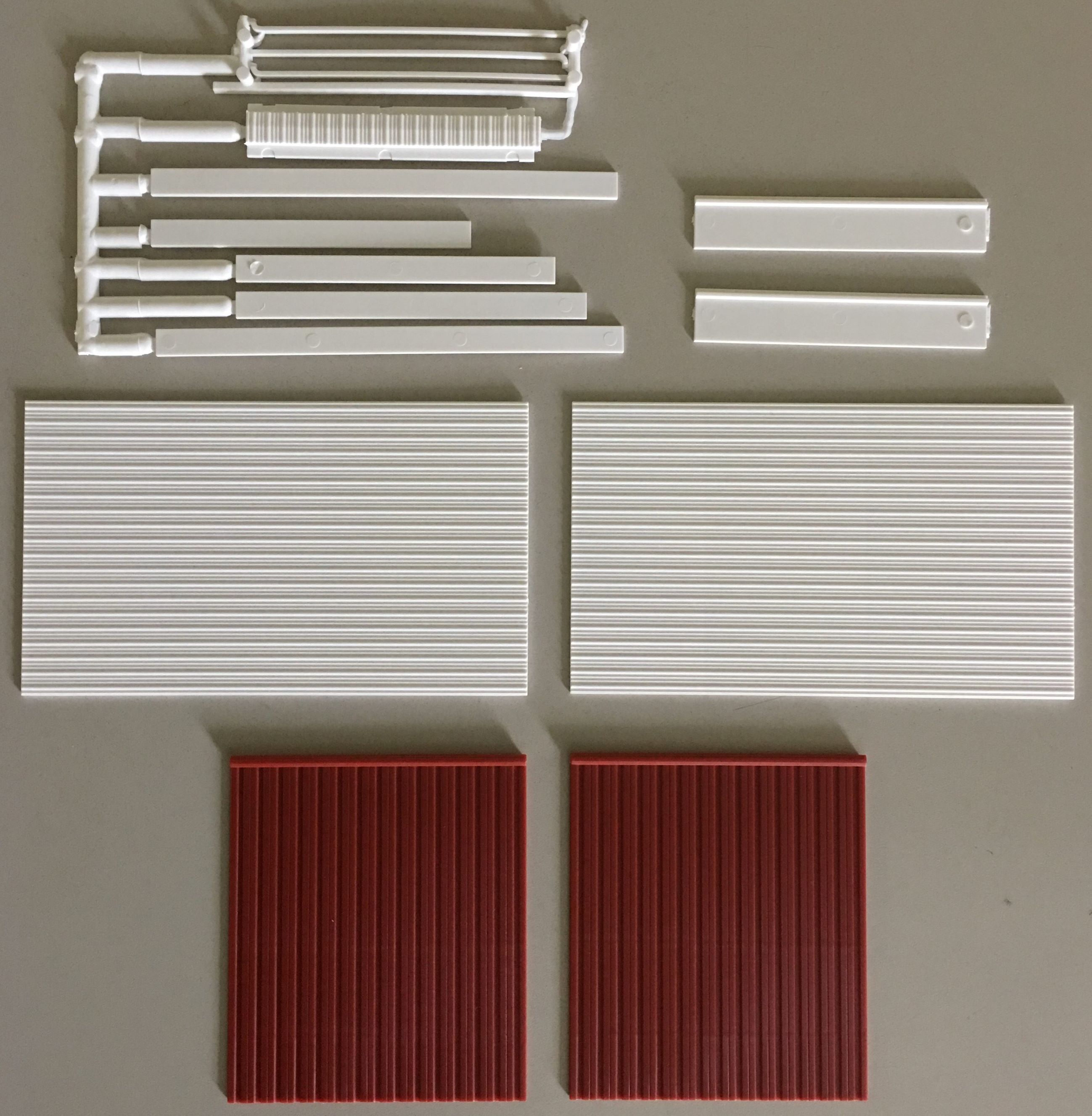 Pikestuff 142 - HO Metal Building Extension Kit - Red