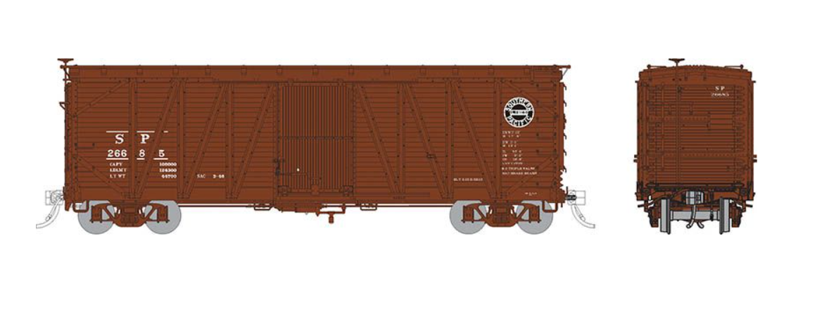 Rapido 142015-5- HO USRA Single-Sheathed Boxcar: SP #26405