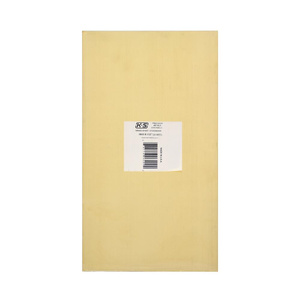 K&S Engineering 16405 All Scale - 0.025 inch Thick Brass Flat Sheet - 6x12inch