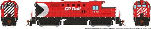 Rapido 32060 HO - RS-18u, DCC Ready - CP Rail w/Multimark #1812
