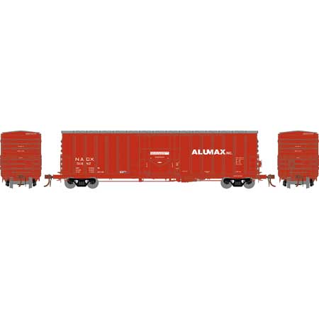 Athearn RTR 18439 - HO 50ft NACC Boxcar - Alumax #50187
