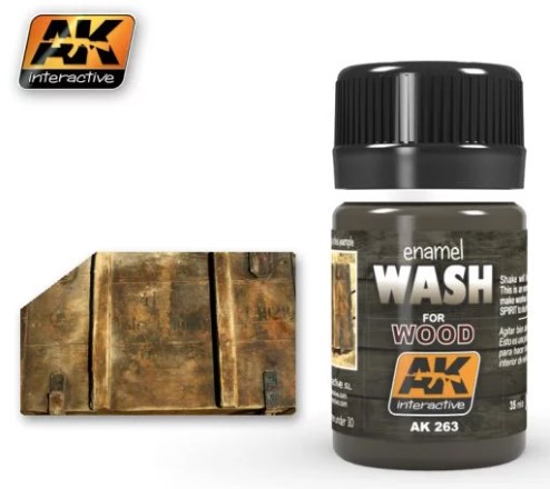 AK Interactive 263 Wash for Wood 35mL