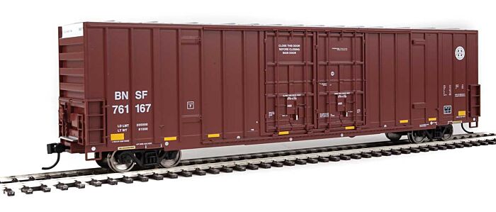 Walthers Mainline 2982 - HO 60ft Hi-Cube Plate F Boxcar - BNSF #761082