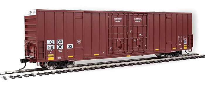 Walthers Mainline 3005 - HO 60ft Hi-Cube Plate F Boxcar - TTX/TOBX #889069