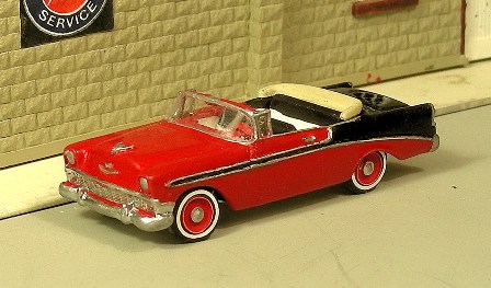 Sylvan Scale Models 301 HO Scale - 1956 Bel Air Convertible - Unpainted and Resin Cast Kit