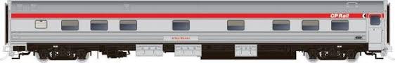 Rapido 119014 HO Scale - Budd Manor Sleeper Action Red Scheme - CPR, No Number/Name