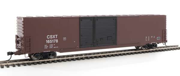Walthers Mainline 3205 HO 60ft Pullman-Standard Auto Parts Boxcar (10ft and 6ft doors) - CSX Transportation #165178