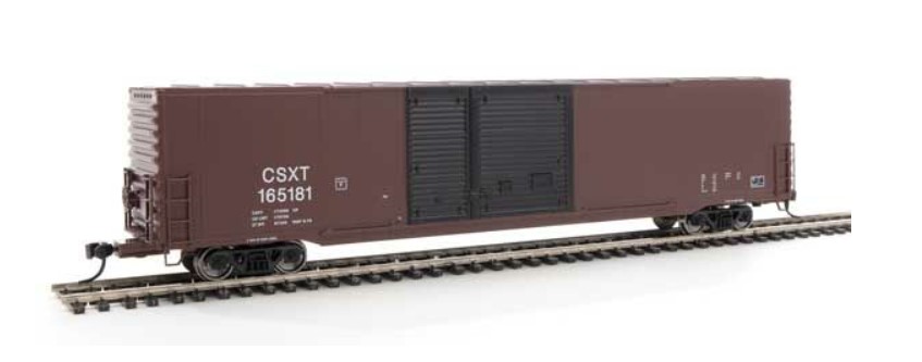 Walthers Mainline 3206 HO 60ft Pullman-Standard Auto Parts Boxcar (10ft and 6ft doors) - CSX Transportation #165181