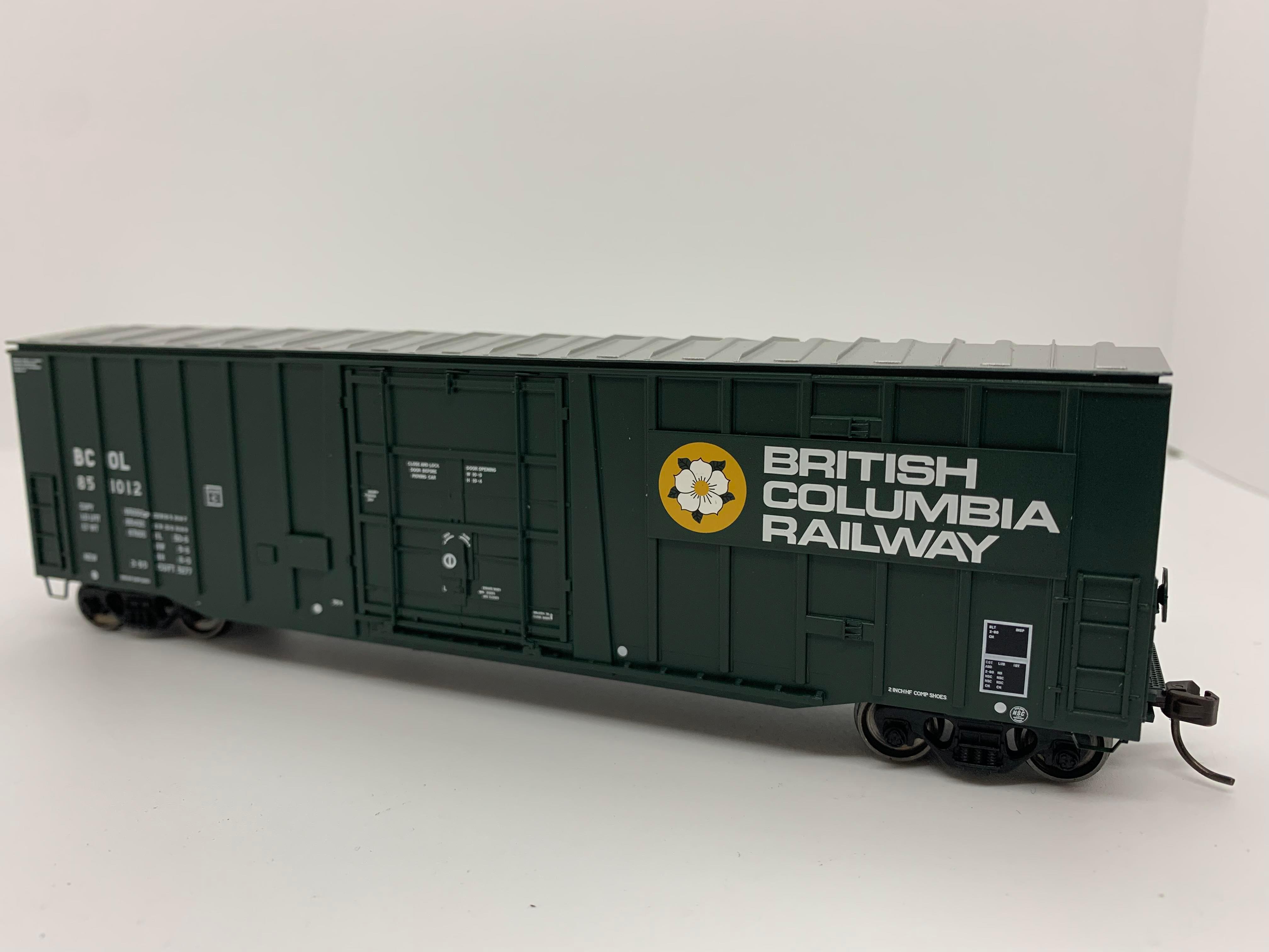 Atlas 20006075 - HO NSC 5277 PD Boxcar - British Columbia Railway #851009