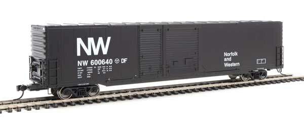 Walthers Mainline 3212 HO 60ft Pullman-Standard Auto Parts Boxcar (10ft and 6ft doors) -Norfolk & Western #600640