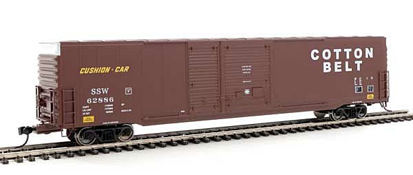 Walthers Mainline 3220 HO 60ft Pullman-Standard Auto Parts Boxcar (10ft and 6ft doors) -Cotton Belt- St. Louis South Western #62862