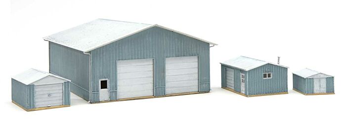 Walthers Cornerstone 3853 - N Scale Pole Barn and Sheds - Kit