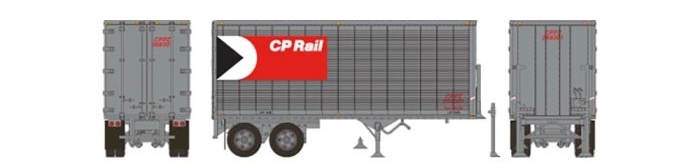 Rapido 403072 - HO 26Ft Can-Car Dry-Van Trailer - CP Rail #268352