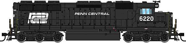 Walthers Proto 41157 - EMD SD45 - DCC & Sound - Penn Central #6220
