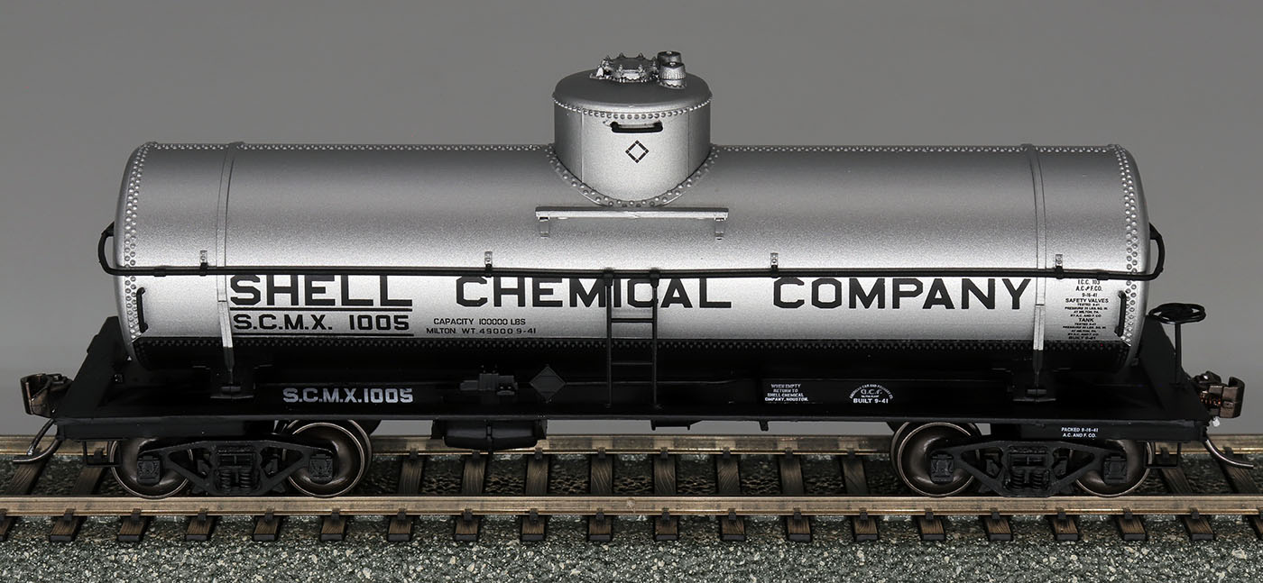 Intermountain 46219 - HO ACF Type 27 Riveted 10,000 Gallon Tank Car - Shell Chemical #1006