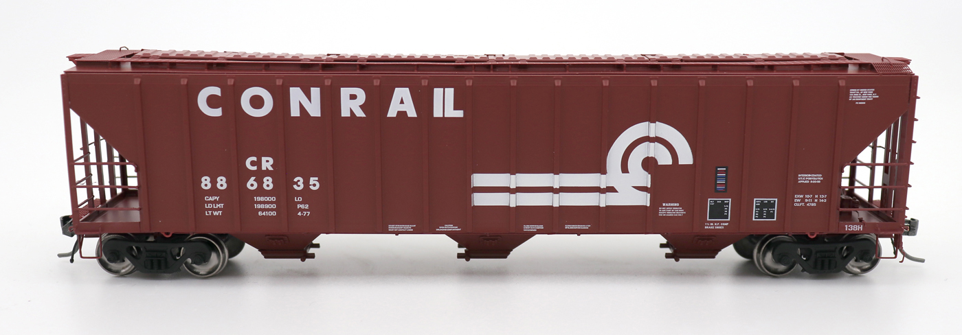 Intermountain 472207-03 HO Scale - 4785 PS2-CD Covered Hopper - Early End Frame - Conrail - Red Large Logo #886919