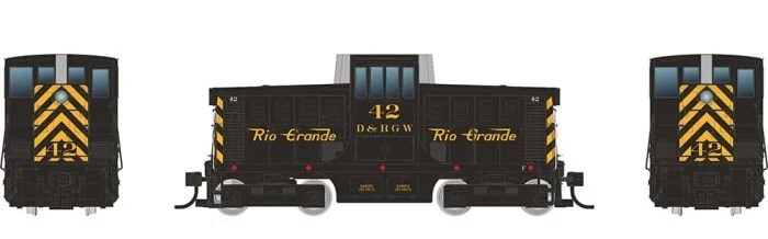 Rapido 48011 - HO GE 44 Tonner Phase Ic - DC/DCC Ready - Rio Grande (Black & Yellow) #38