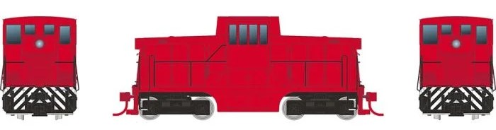 Rapido 48034 - HO GE 44 Tonner Phase III Body - DC/DCC Ready - Generic Industrial: Red