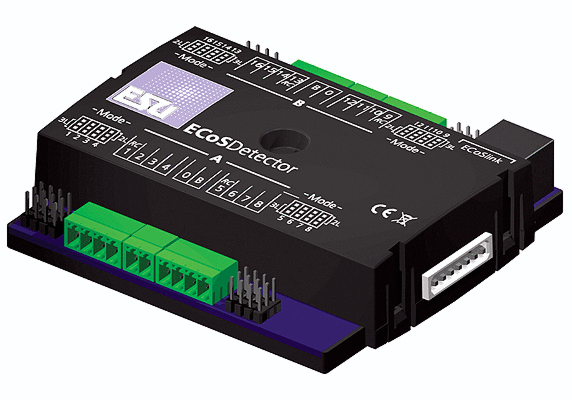 ESU 50094 - All Scale ECoSDetector Feedback Module - 16 Digital Inputs For 2-Rail or 3-Rail Operation