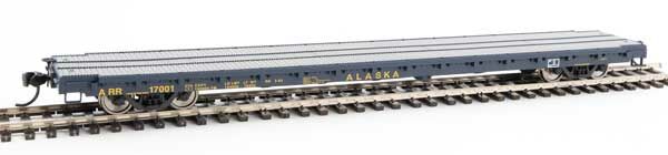 Walthers Mainline HO 5358 60ft Pullman-Standard Flatcar - Ready to Run --  Alaska Railroad #17014