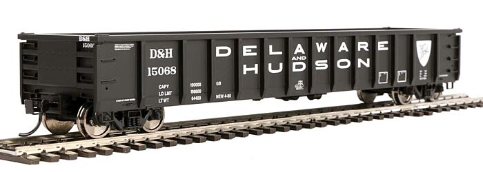 Walthers Mainline 6275 - HO 53ft Railgon Gondola - Delaware & Hudson #15080