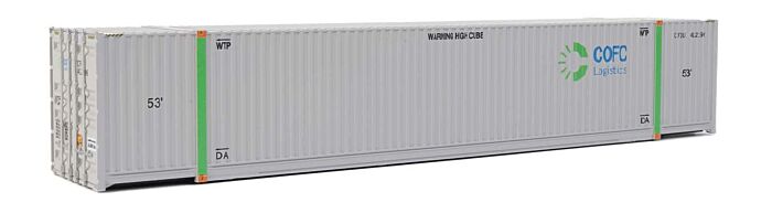 Walthers SceneMaster 8540 - HO 53ft Singamas Corrugated-Side Container - COFC