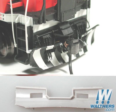Cal Scale 586 HO - Snow Plow (Plastic) - Fits Canadian National Diesels