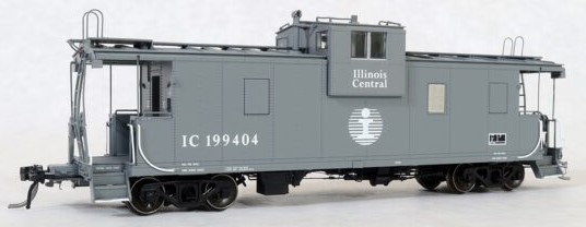 Tangent 60214-04 - HO IC Centralia Steel Wide-vision Caboose - Illinois Central (IC Gray Repaint 1988+) #199426