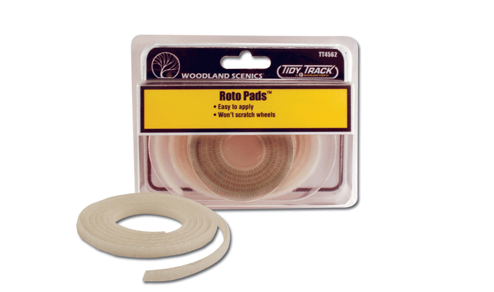 Woodland Scenics 4562 HO & N Scale Tidy Track Maintenance Roto Wheel Cleaner Replacement Roto Pads