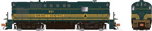 Rapido 31070 HO - Alco RS-11, 2nd Run - Diesel Locomotive - DCC Ready - Maine Central - Pine Tree #802