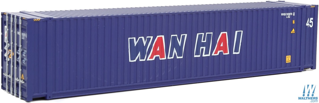 Walthers SceneMaster 8574 - HO 45ft CIMC Container - Wan Hai