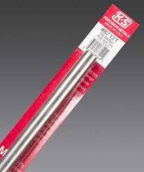 K&S Engineering 87121 All Scale - 7/16 inch OD Round Stainless Steel Tube - 22 Gauge x 12inch Long