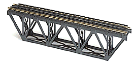 Atlas 884 - HO 65Ft Deck Truss Bridge Kit - Code 100 Nickel Silver Rail