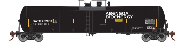 Athearn 29887 HO Scale - RTR 30,000 Gallon Ethanol Tank Car - GATX (3 pack) Set 2
