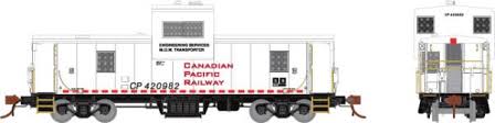 Rapido 110133 HO - CP Angus Van: Canadian Pacific (Engineering White) #420982