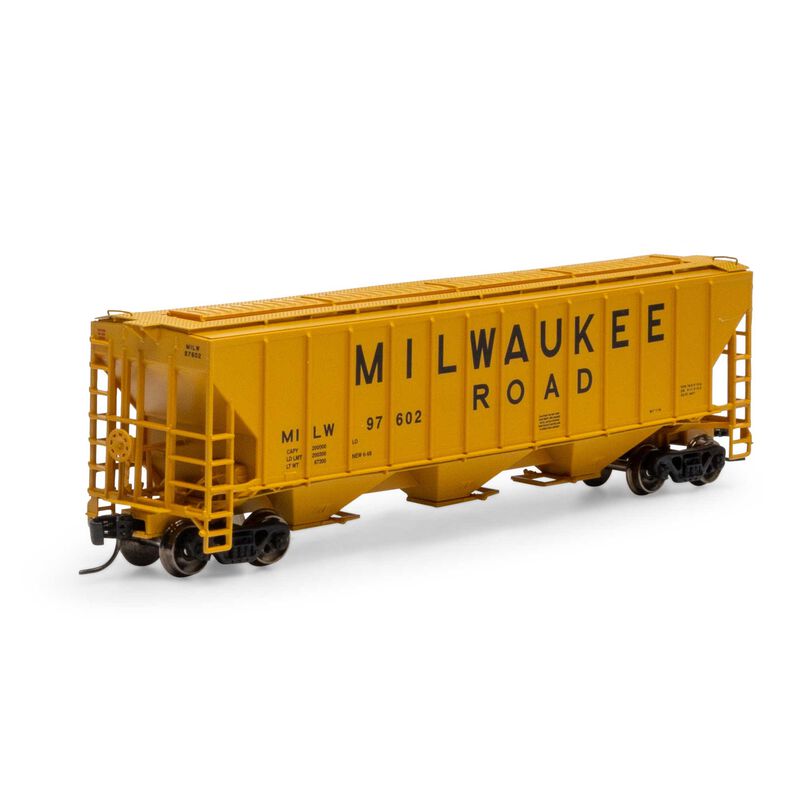 Athearn 27410 - N Scale PS 4427 Covered Hopper - Milwaukee MILW #97602