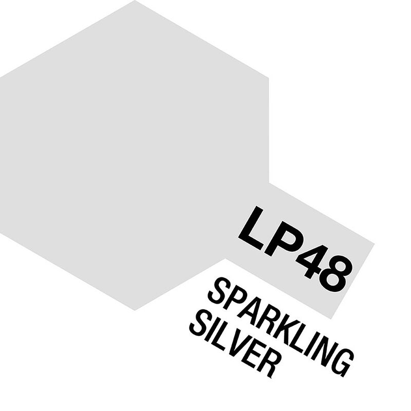 Tamiya LP48 Sparkling Silver Mini Lacquer Finish 10ml