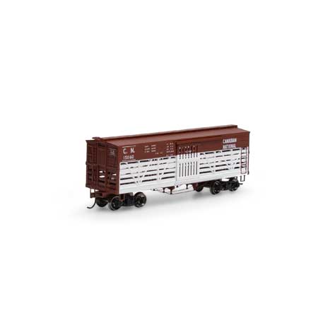 Athearn RND75276 - HO 36ft Old Time Stock Car - CN #151160