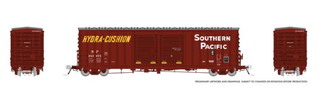 Rapido 170004-5 - HO 50Ft PCF B70 Boxcar - w/ Youngstown Doors - Southern Pacific #67311