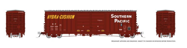 Rapido 170005-4 - HO 50Ft PCF B70 Boxcar - w/ Superior Doors - Southern Pacific #66731