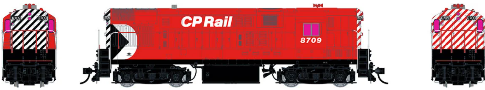 Rapido 044540 HO FM H16-44, With Sound & DCC, Canadian Pacific: Action Red Scheme No.8715