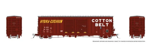 Rapido 170001-6 - HO 50Ft PCF B70 Boxcar - w/ Youngstown Doors - SSW/Cotton Belt #66791