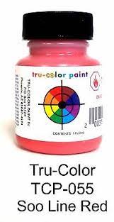Tru Color Paint 055 - Acrylic - SOO Red 1oz